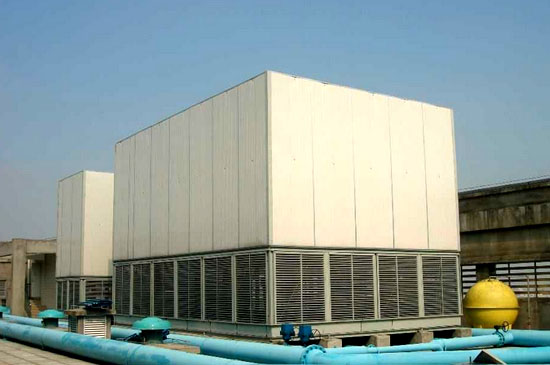 冷却塔主要用于电厂，或大型生产厂区